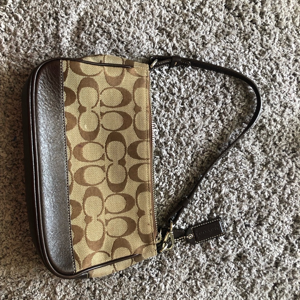 Coach clutch purse wristlet